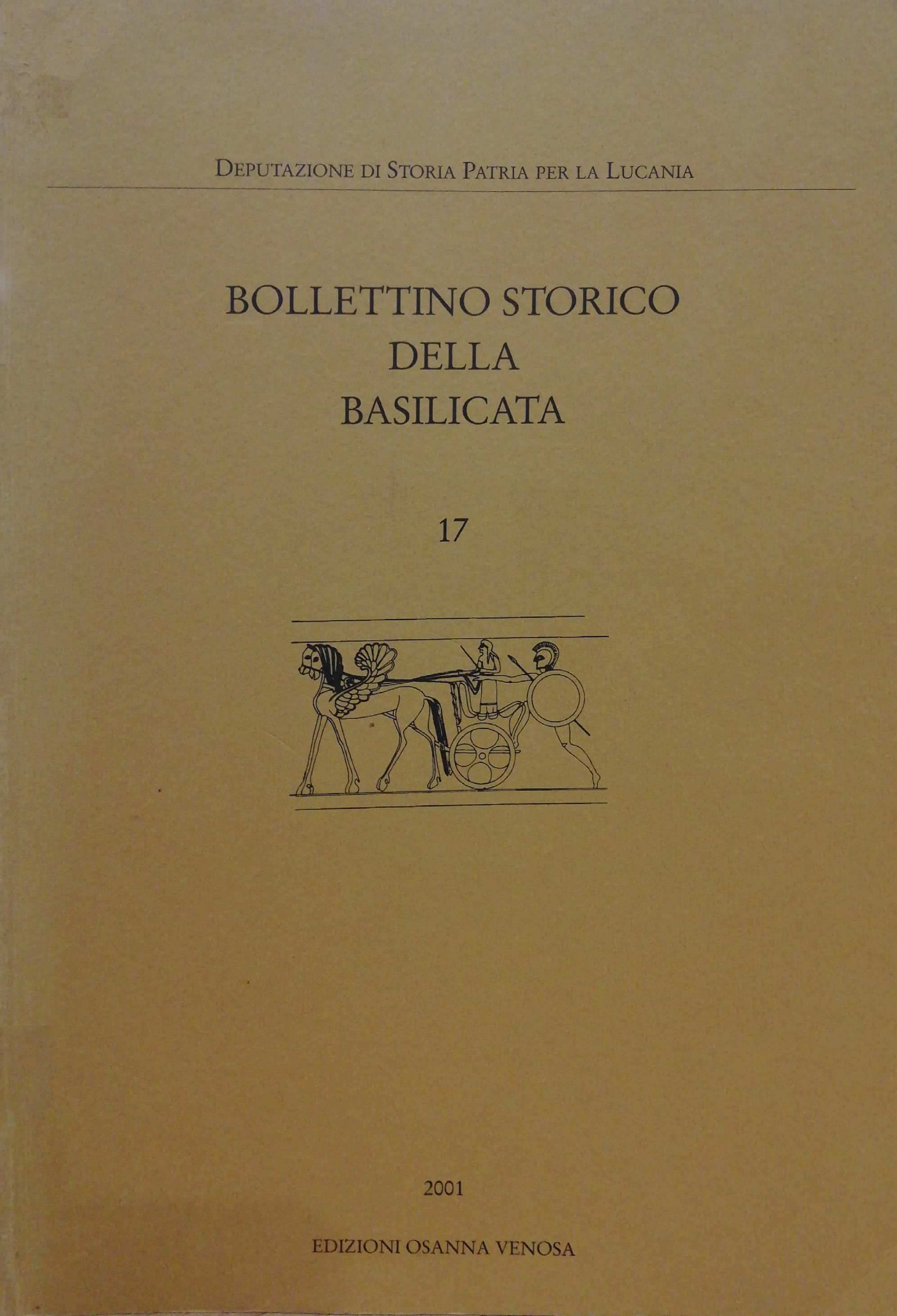 BOLLETTINO STORICO DELLA BASILICATA NUMERO 17-2001